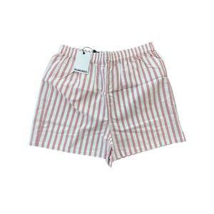 Rumored Ex-Boyfriend Boxer Shorts Cupid Stripe Pink White Small NWT